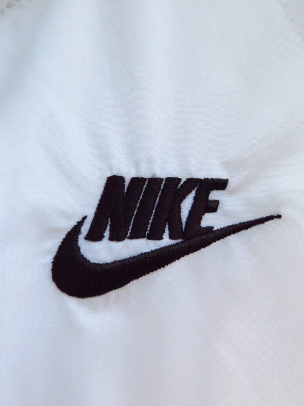 Mens Nike White Zip front windbreaker Jacket 3X with Hood - Picture 5 of 11